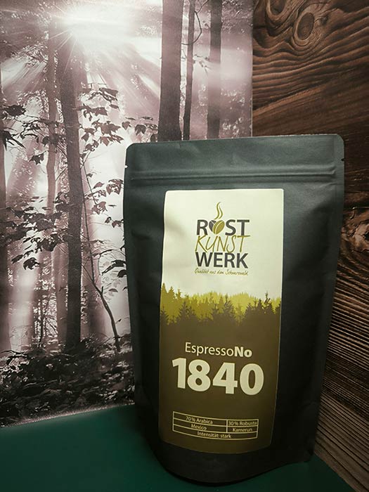 EspressoNo1840 Röstkunstwerk Bühl - Kaffeerösterei EspressoNo1840